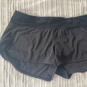 Lululemon Black Speed up Shorts- Size 12